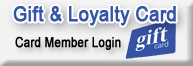 Gift and Loyalty Card Login